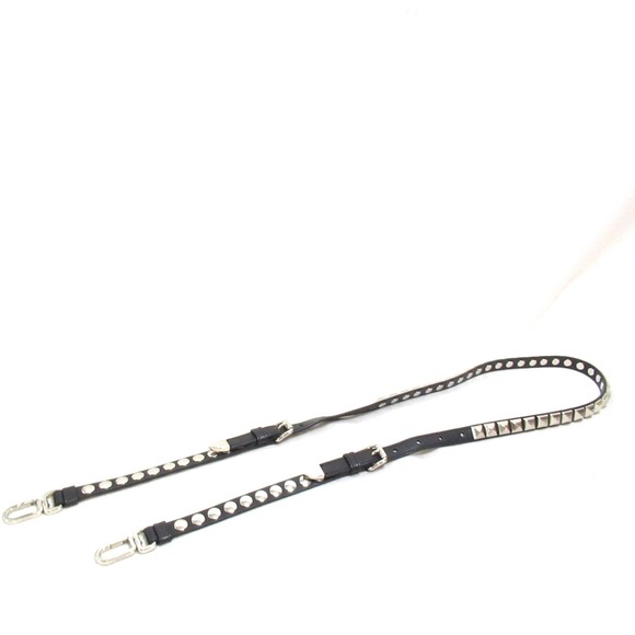 Prada Studded Shoulder Bag Saffiano Leather Blue - Picture 7 of 10